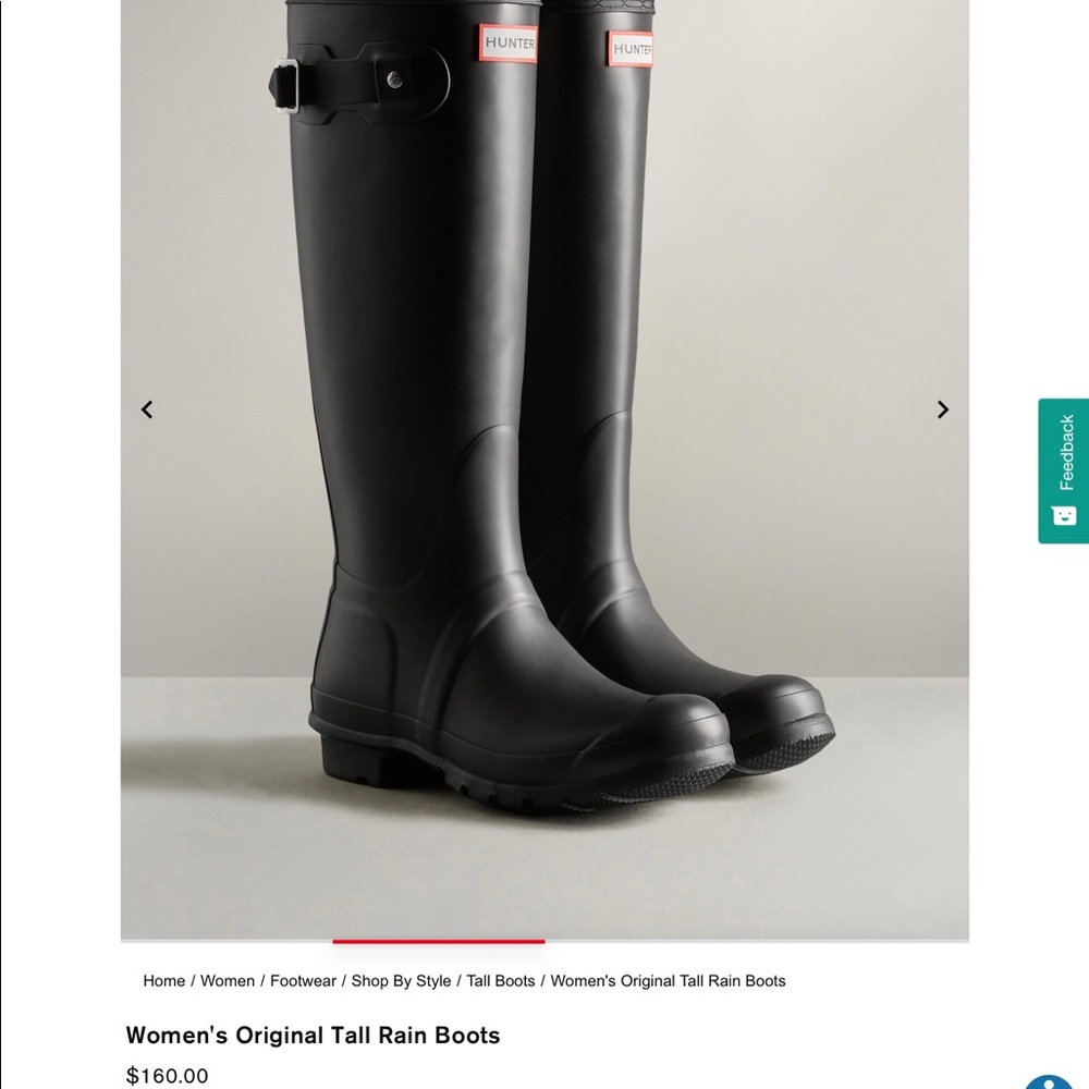 HUNTER BOOTS - Women’s Original Tall (and Boot Sock)